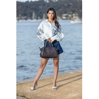 Black Caviar Camryn 3 Piece Bowler Bag - Coco