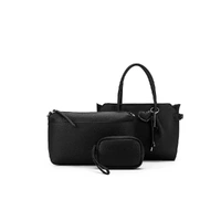 Black Caviar Designs Alexandra 3 Piece Handbag - Black