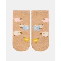 Toshi Organic Socks Ankle Jacquard - Farm Buddies