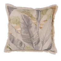 Coast to Coast Aeraki Cotton Cushion 50cm - Blue /Natural