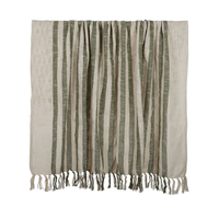 Coast to Coast Montauk Cotton Throw Rug - Olive