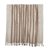 Coast to Coast Montauk Cotton Throw 125x150cm - Cocoa