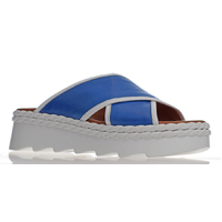 Alfie & Evie Sophie W Leather Sandal - Cobalt
