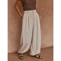 Sass Lucie Soft Balloon Pant - Stone