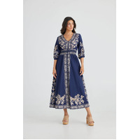Talisman Halo Dress - Empress Indigo