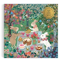 Galison Spring Tea Party Foil Puzzle 500pcs Multi