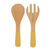 Assemble Bala Set 2 Bamboo Salad Server 7x23cm - Bold