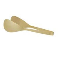 Assemble Auric S/Steel Tongs 25x4cm Gold