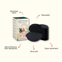 UnderWunder Underarm Garment Liners - Black