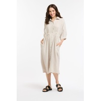 Urban Luxury Linen Dress - Beige