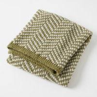 Nordic Kids Sienna Wool Blend Baby Blanket - Olive