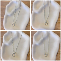 Vintage Lane Layering Charm Necklace - Silver