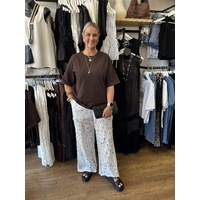 Ebby And I  Sunna Lace Pant - White