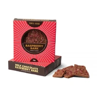 Chocamama Milk Chocolate Raspberry bark 75g
