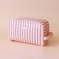 Fox & Fallow Rose Pinstripe Wash Bag