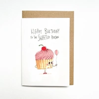 Well Drawn Card - Happy Birthday To The Sweetest Person