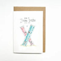 Well Drawn Card - My life is Zooper Dooper with You