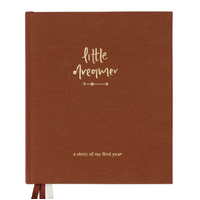 Emma Kate Co Little Dreamer Baby Journal - Pecan