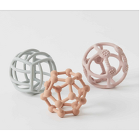 Nordic Kids Selby Silicone Teething Balls choice of 3 colours
