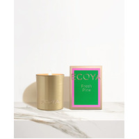 Ecoya Limited Edition Holiday Collection Goldie Mini Candle 105g - Fresh Pine
