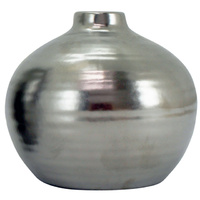 NF Living Silver Bud Vase 12cm x 11cm