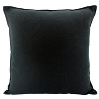 NF Living Linen Black Cushion 55cm x 55cm
