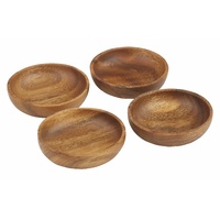 Davis & Waddell Acacia Round Bowl Set of 4