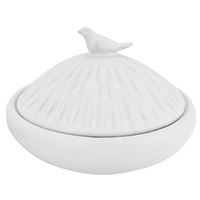 NF Living White Bird Box 13cm x 9cm