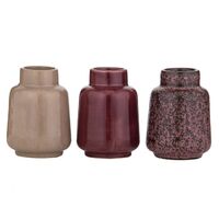 Amalfi Mulberry Vessel 3 Assorted Colours 15cmh