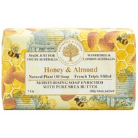 Wavertree & London-Soap Bar 200g-Honey & Almond