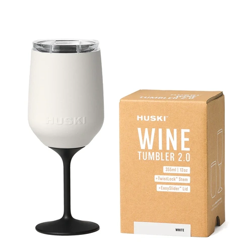 Huski Wine Tumbler 2.0 - WhiteThis is not your typical wine glass. Keep your drink at the perfect temperature longer with the award-winning Huski Wine