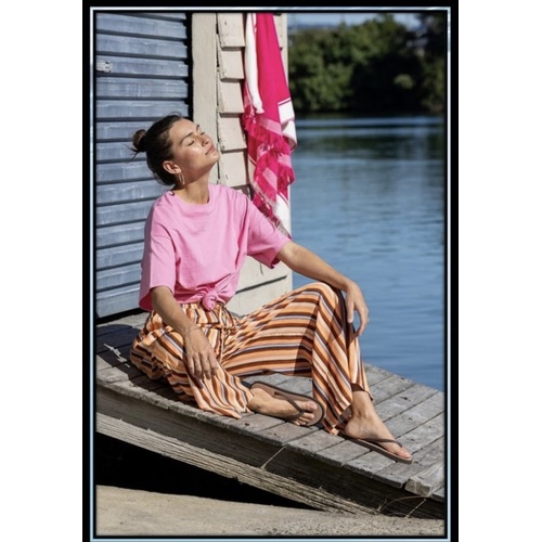 J&G Weekend Striped Pant - Pastel Stripe