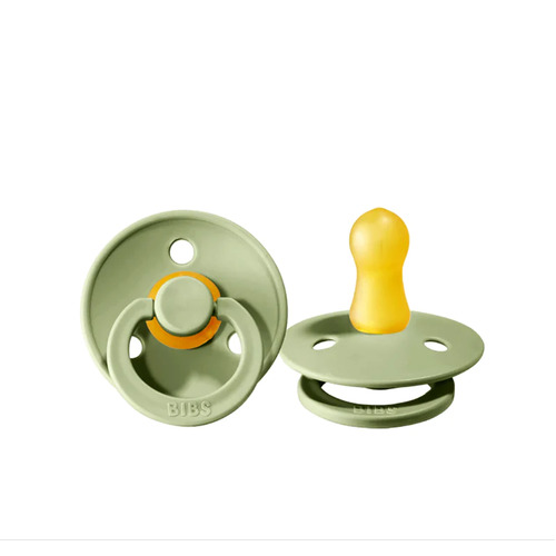 Bibs Colour Round Pacifier Size 2 - Sage