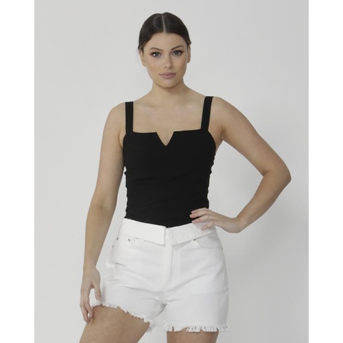 Sass-Monroe Top-Black [Size: 8]