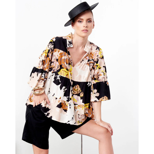 Fate+Becker Secret Life Top - Shadow Floral