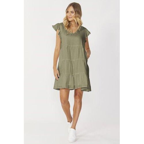 Sass Eadie Dress - Khaki