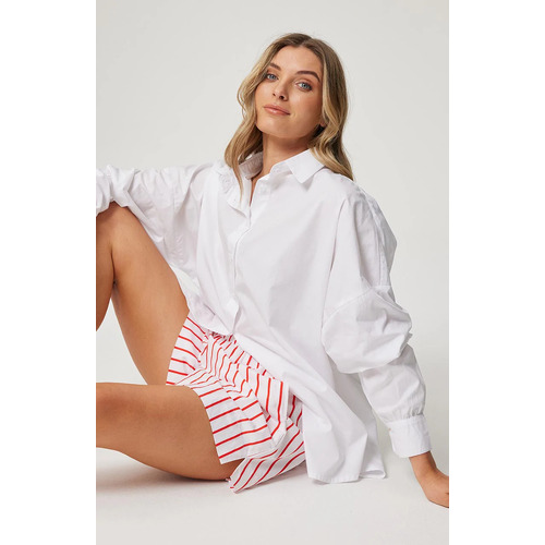 Cartel & Willow Tammy Shirt - White [Size: Small]