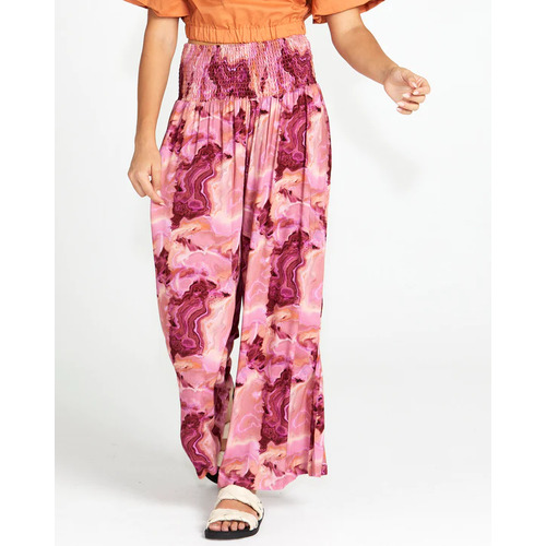 Sass Remy Relaxed Pant - Berry Marble [Size: 14]