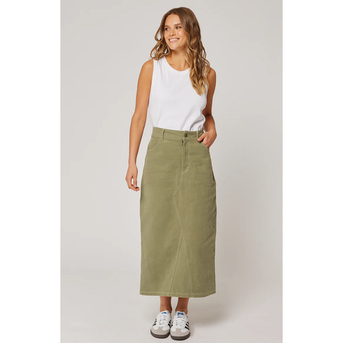 Cartel & Willow Abbie Skirt - Khaki
