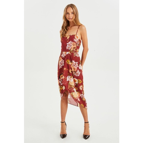 COOPER STREET DUCHESS DRAPE DRESS [Size: 16]