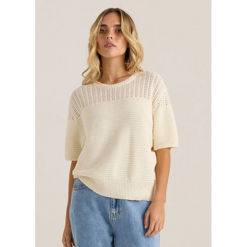 Sass Cherri Tee - Cream