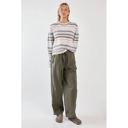 Sass Reign Barrel Leg Cargo Pant - Olive