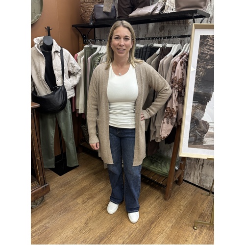 Iris Maxi Cardigan - Mocha