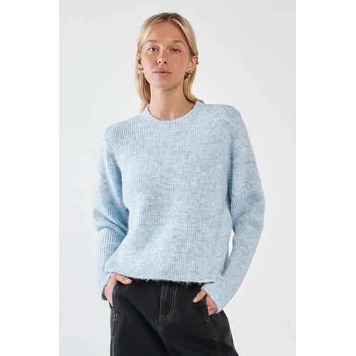 SASS Marli Boxy Rib Knit - Pale Blue