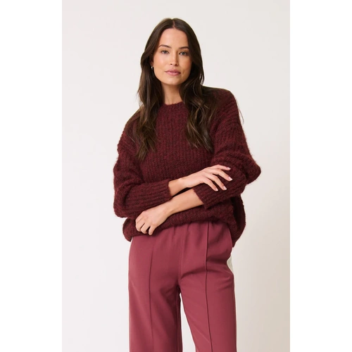 Cartel & Willow Lorenza Knit Sweater - Plum