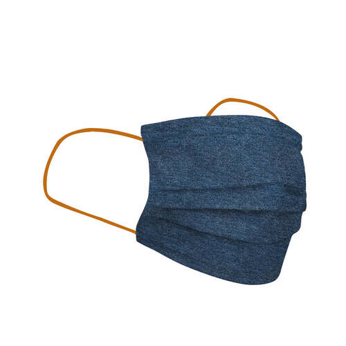 Shield Up Disposable Face Mask Urban - Denim 5 Pack