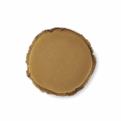Madras Link Lewis Round Cushion 45cm - Ochre