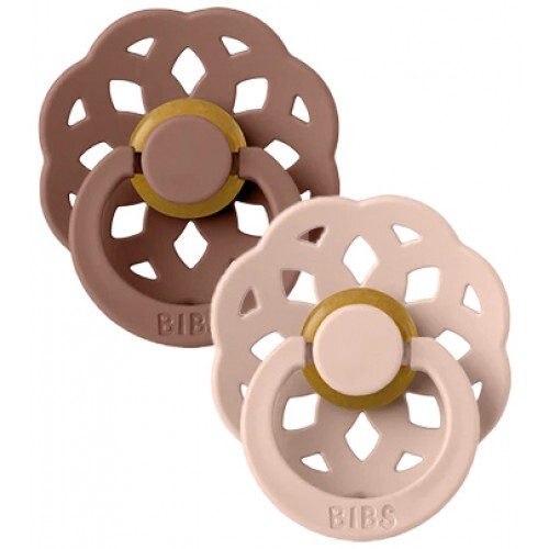 Bibs Boheme Pacifier Size 1 - Woodchuck/Blush