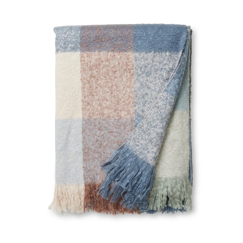Madras Link Dana Spruce Check Throw