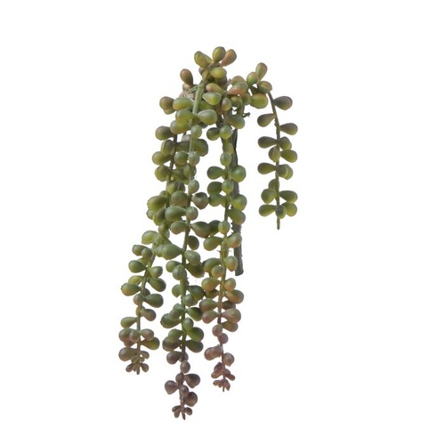 Rogue String of Pearls 34cm - Green/Burgundy